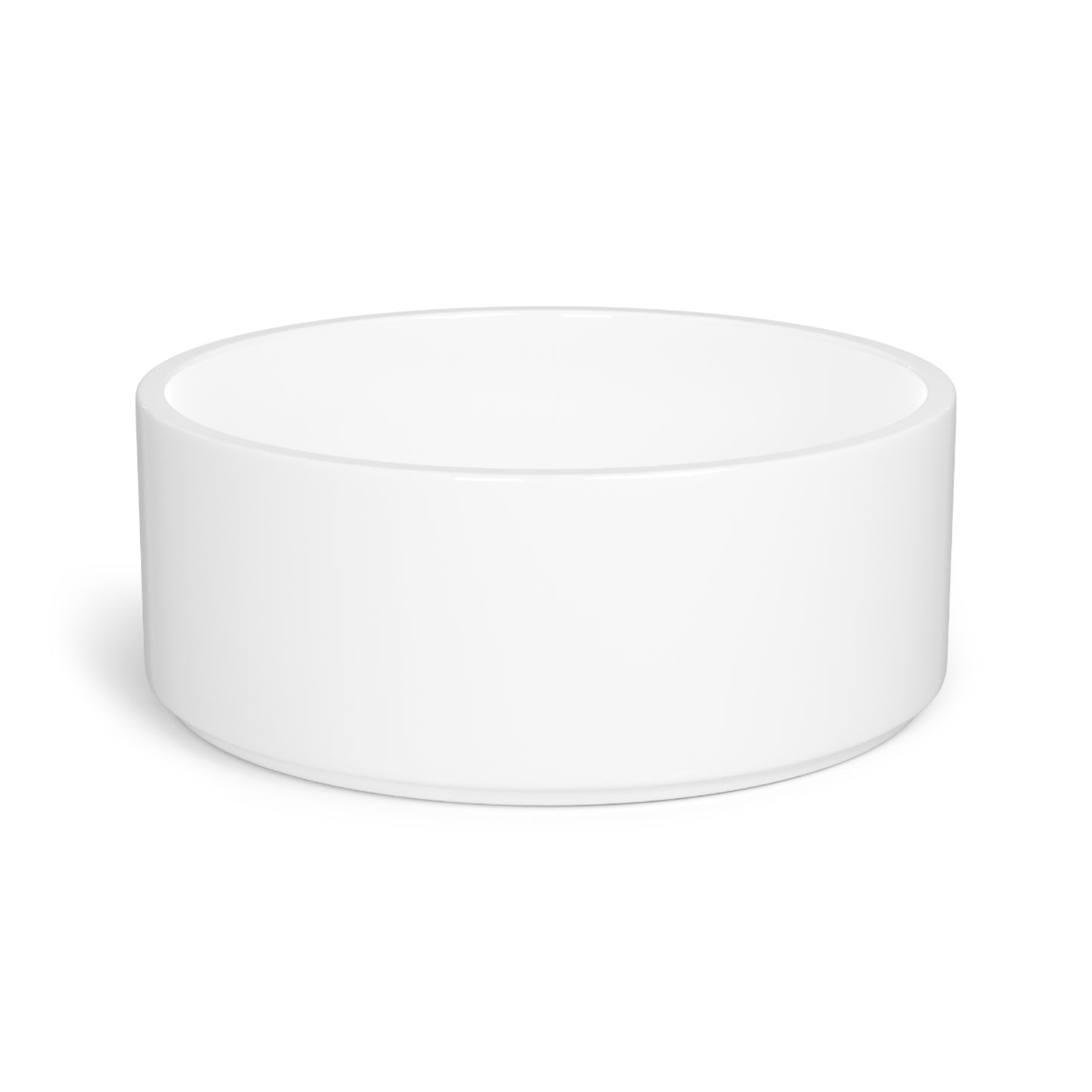 Modern Yellow Striped Pet Bowl - Stylish Pet Dish for Dogs and Cats