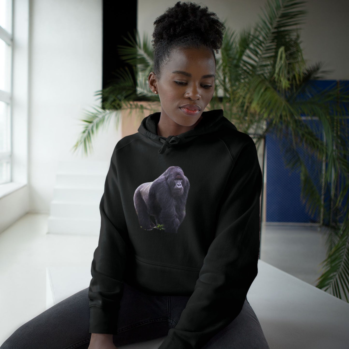 Copy of Copy of Wildlife Map Unisex Hoodie - Historic Range of Leopard Design