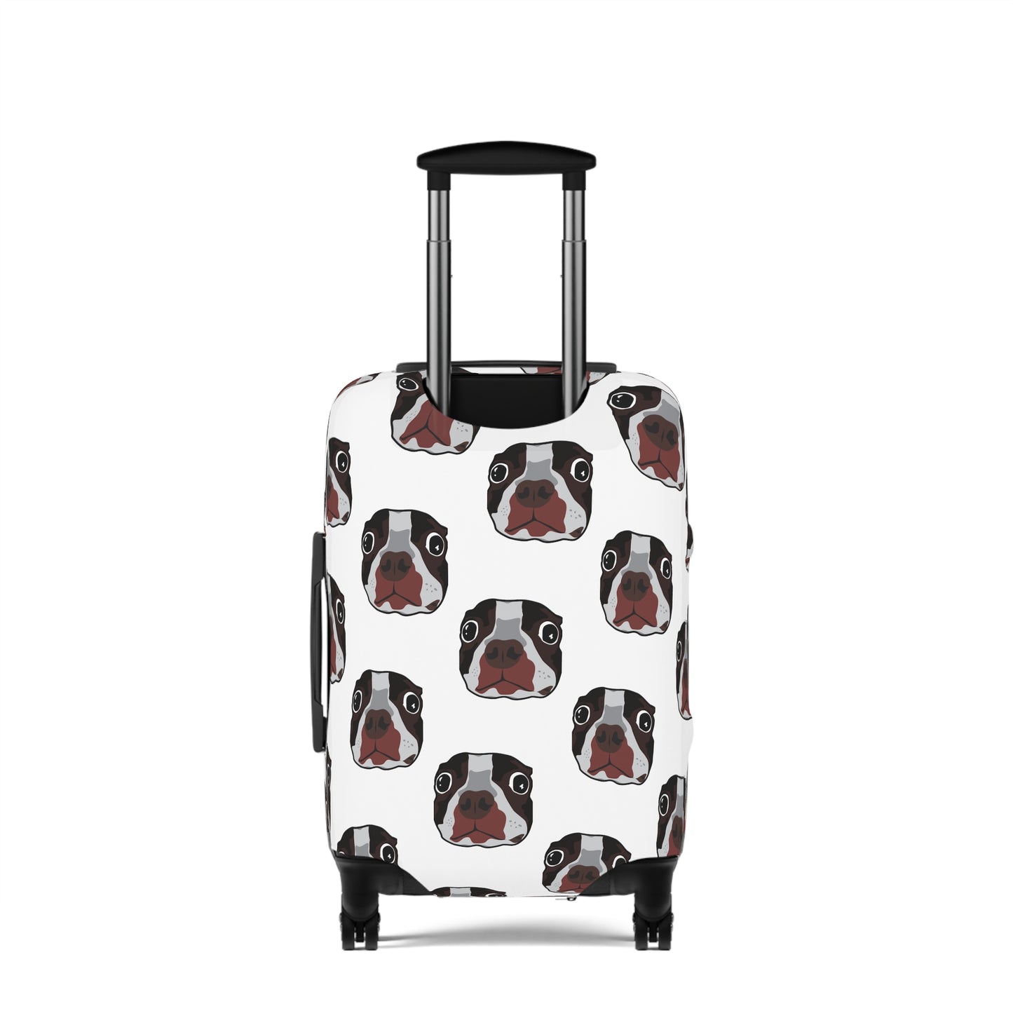 Dog Print Luggage Cover "Wonder Dog", Suitcase Protector for Travelling, Gifts for Dog Lovers