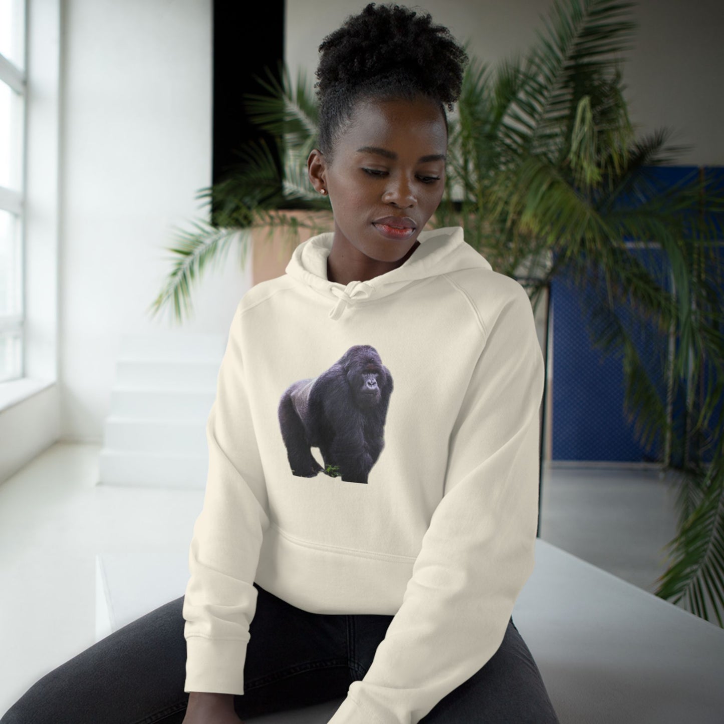 Copy of Copy of Wildlife Map Unisex Hoodie - Historic Range of Leopard Design