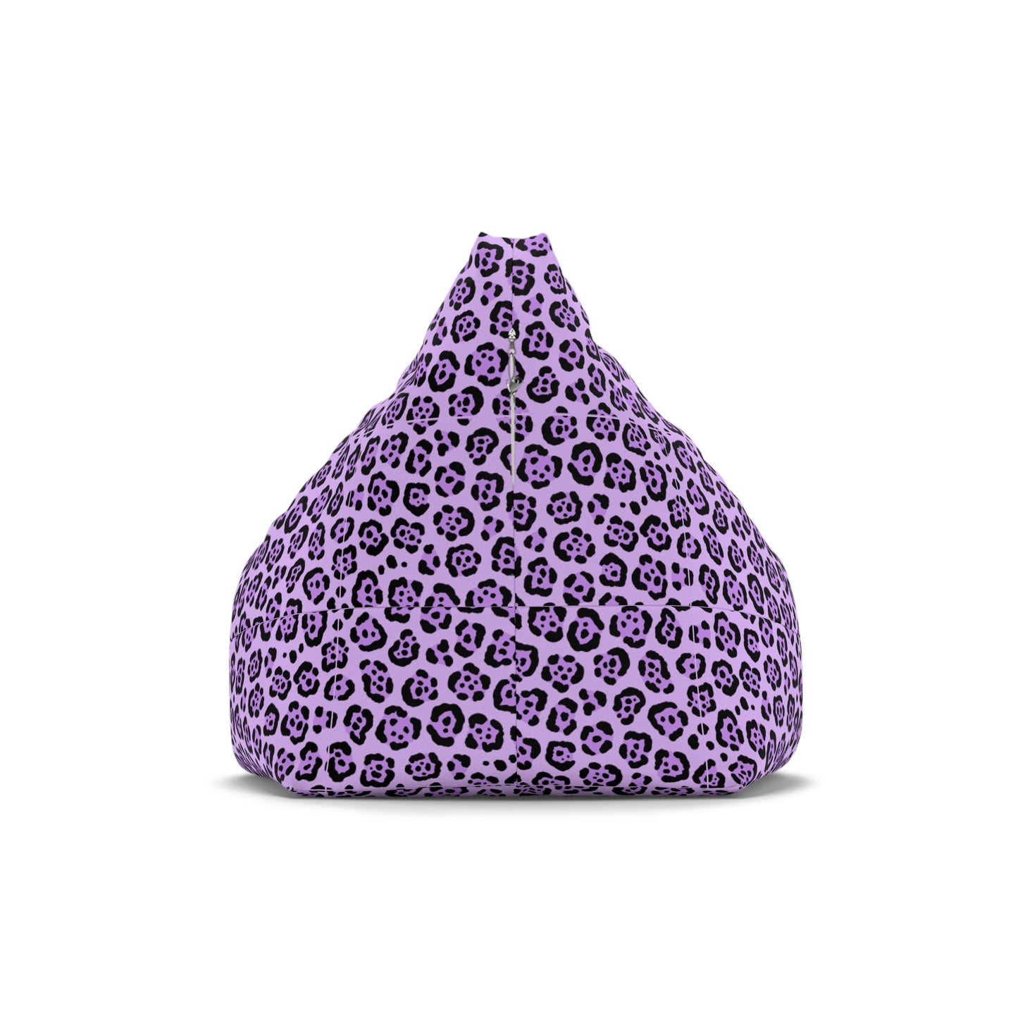 Purple Leopard Print Bean Bag Chair Cover - Cozy & Fun Home Accessory