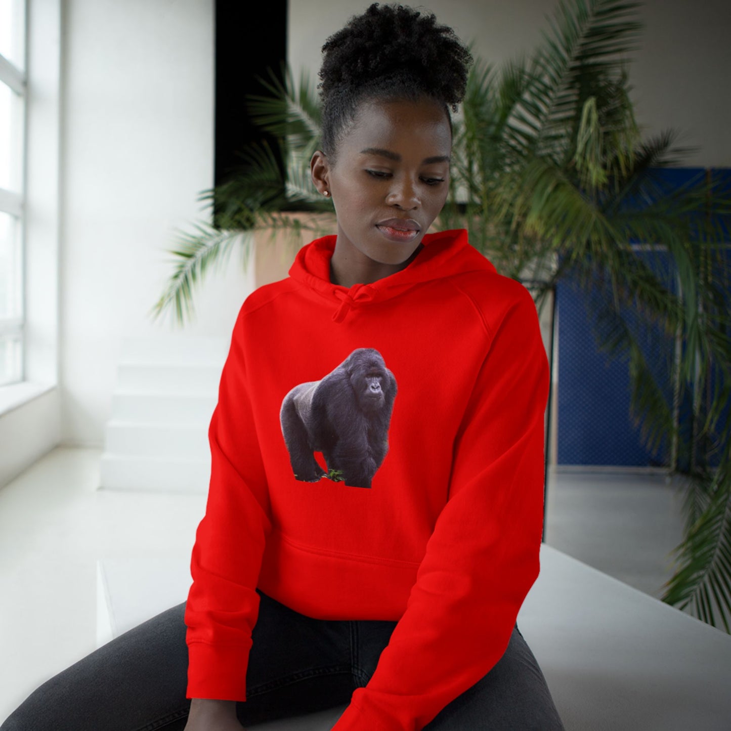 Copy of Copy of Wildlife Map Unisex Hoodie - Historic Range of Leopard Design