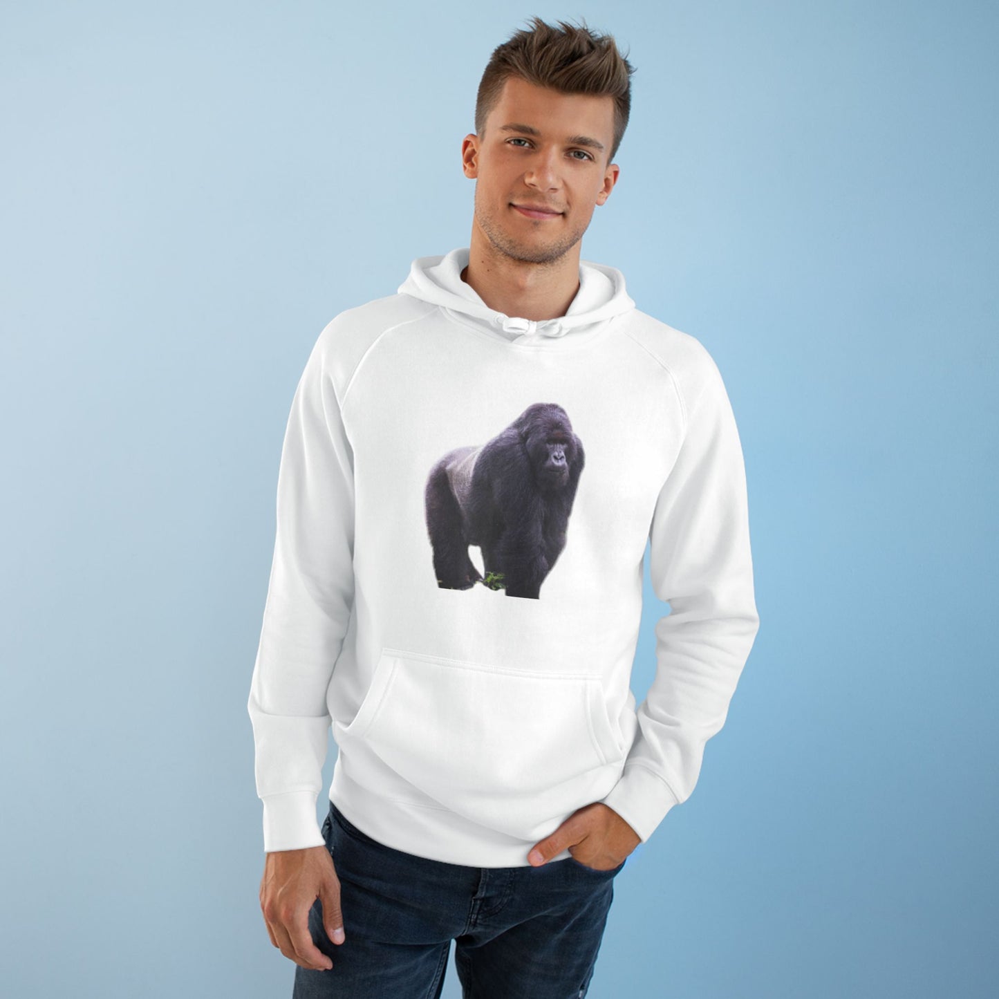Copy of Copy of Wildlife Map Unisex Hoodie - Historic Range of Leopard Design