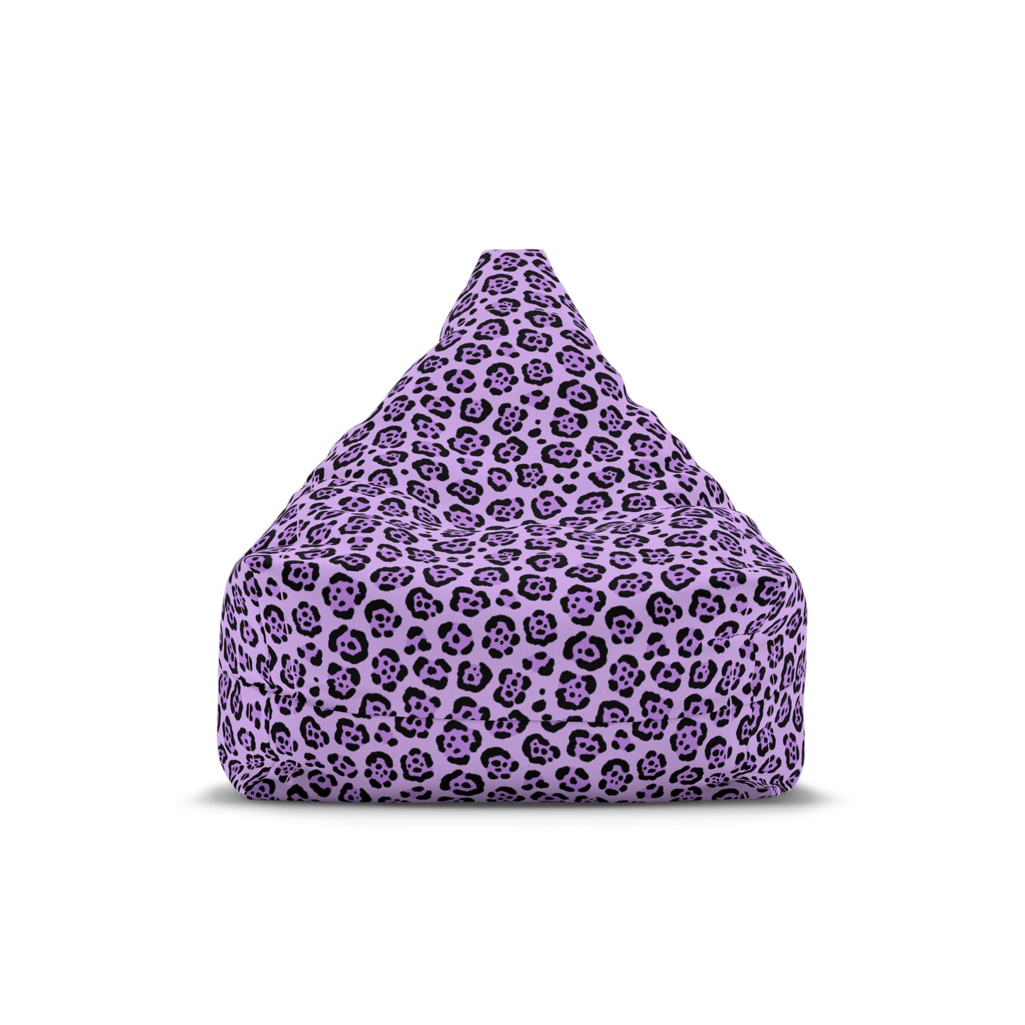 Purple Leopard Print Bean Bag Chair Cover - Cozy & Fun Home Accessory