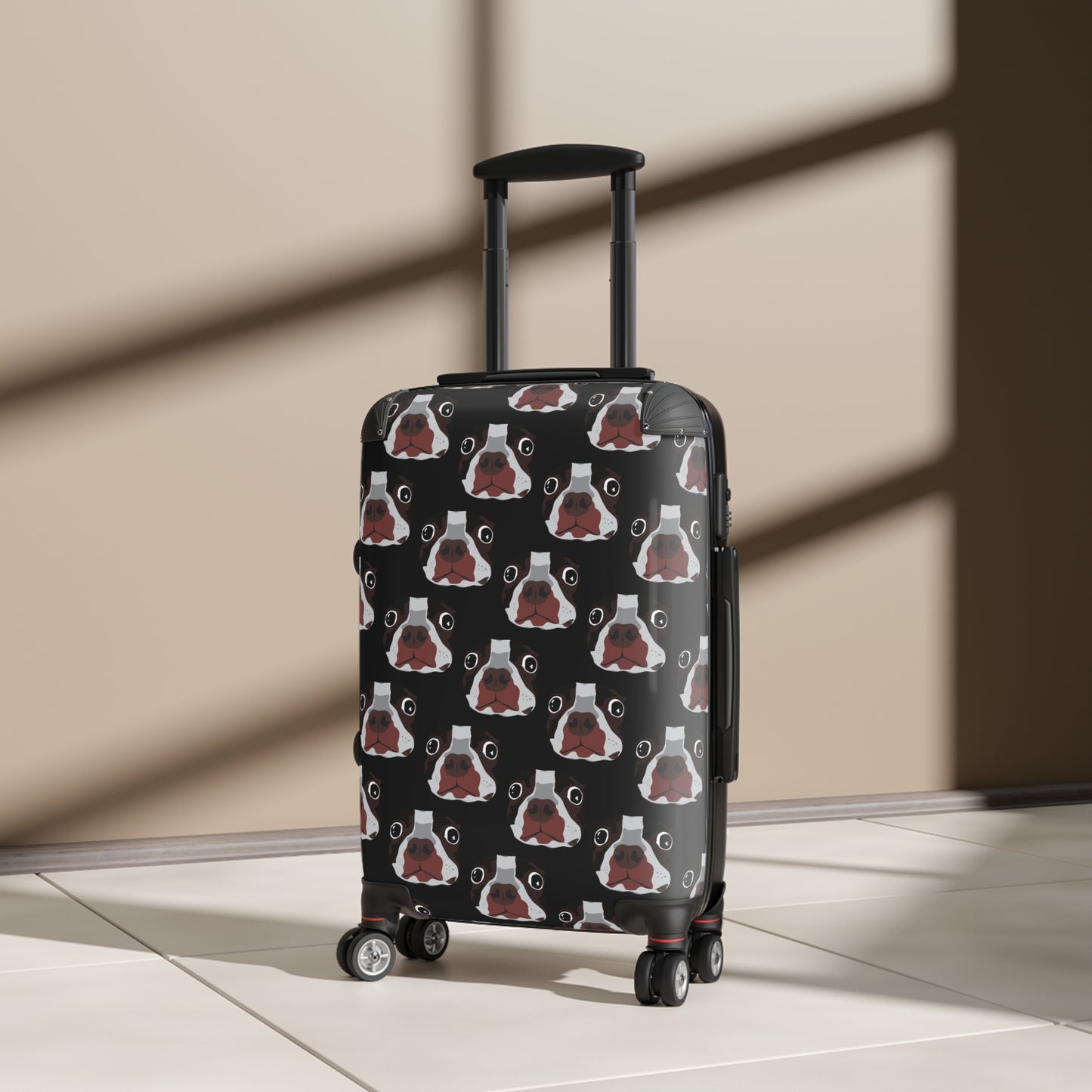 Dog Travel Dog Wonder Themed Suitcase 360-Degree Swivel Wheels