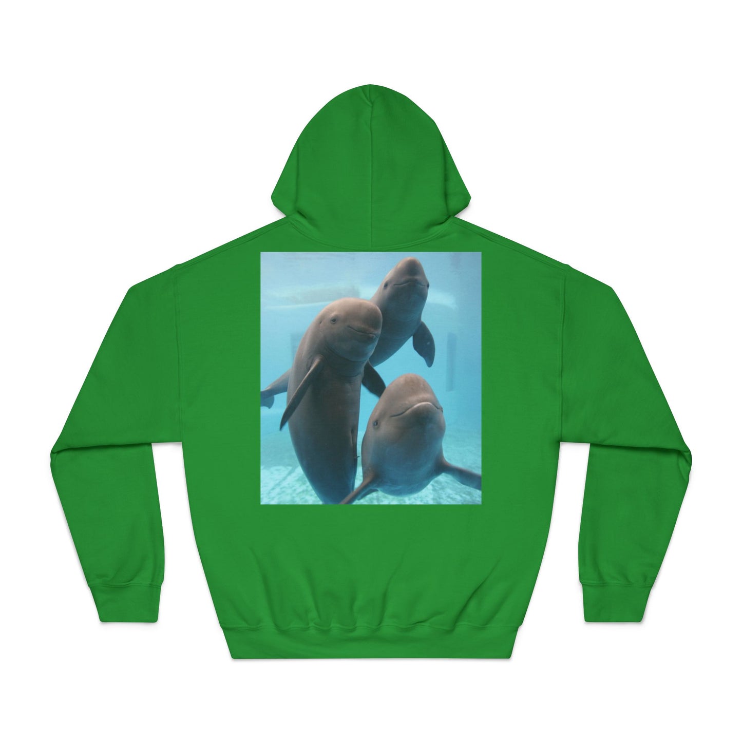 Comfortable Dolphin Print Unisex Hoodie - Perfect for Ocean Lovers!