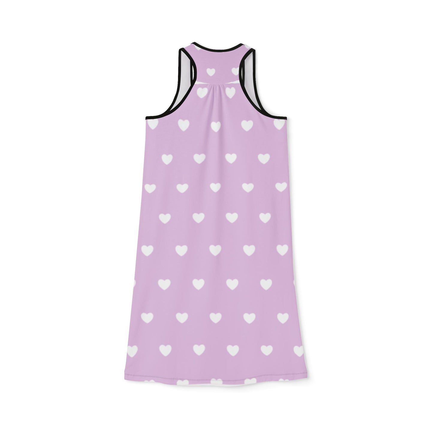 Loving Hearts Racerback Dress for Women - Casual Summer Style