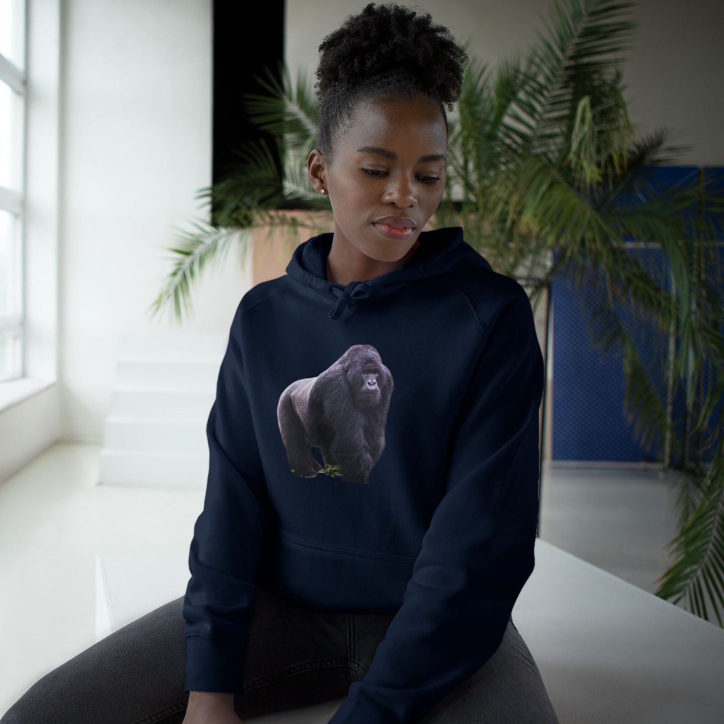 Copy of Copy of Wildlife Map Unisex Hoodie - Historic Range of Leopard Design