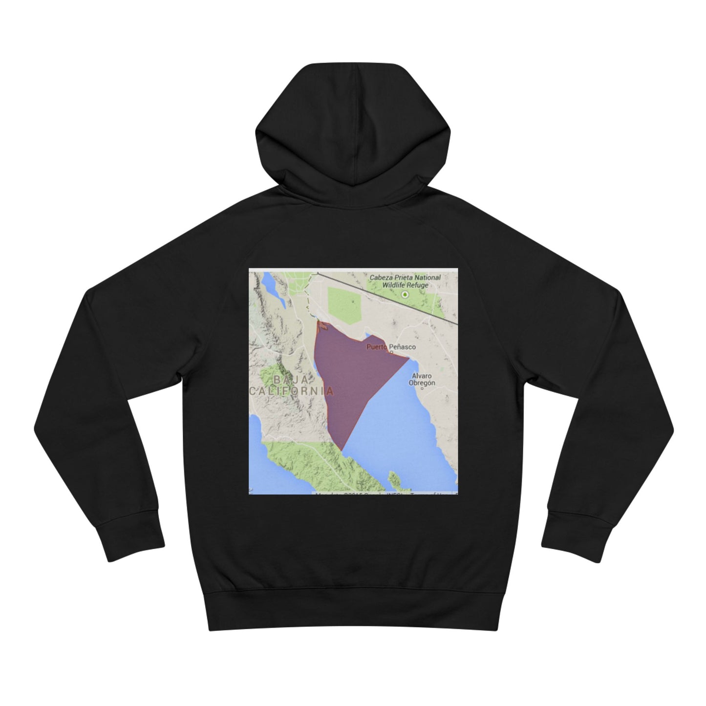 Copy of Wildlife Map Unisex Hoodie - Historic Range of Leopard Design