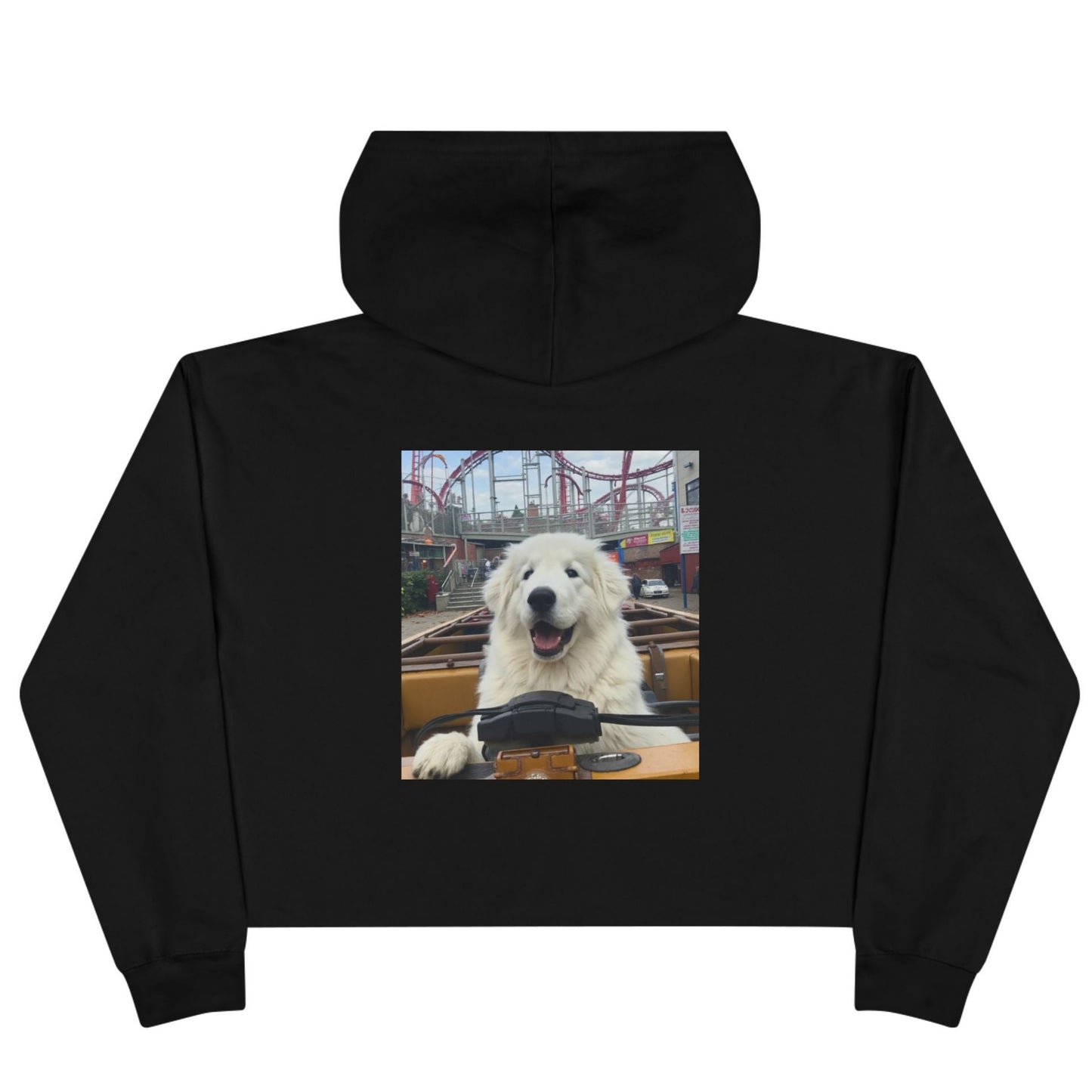 Dog's Mama Crop Cotton Comfort Hoodie