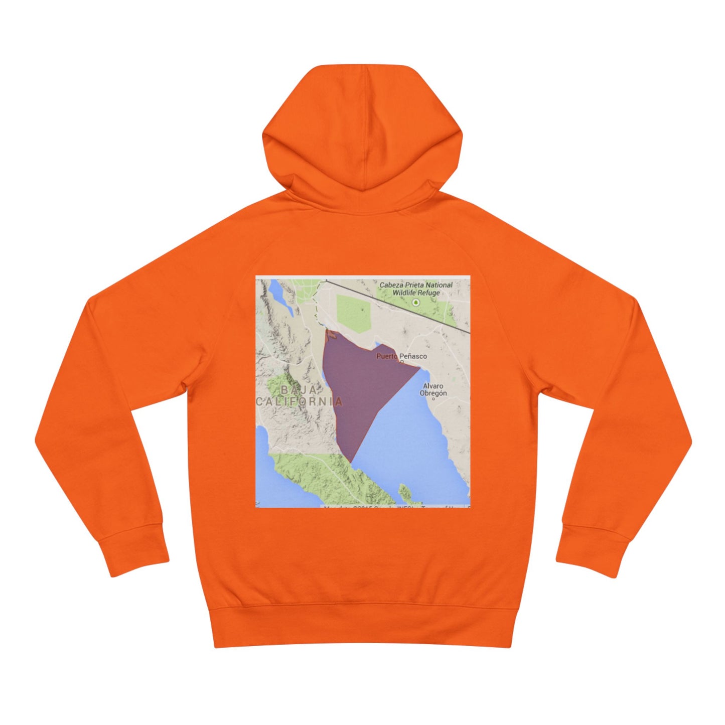 Copy of Wildlife Map Unisex Hoodie - Historic Range of Leopard Design